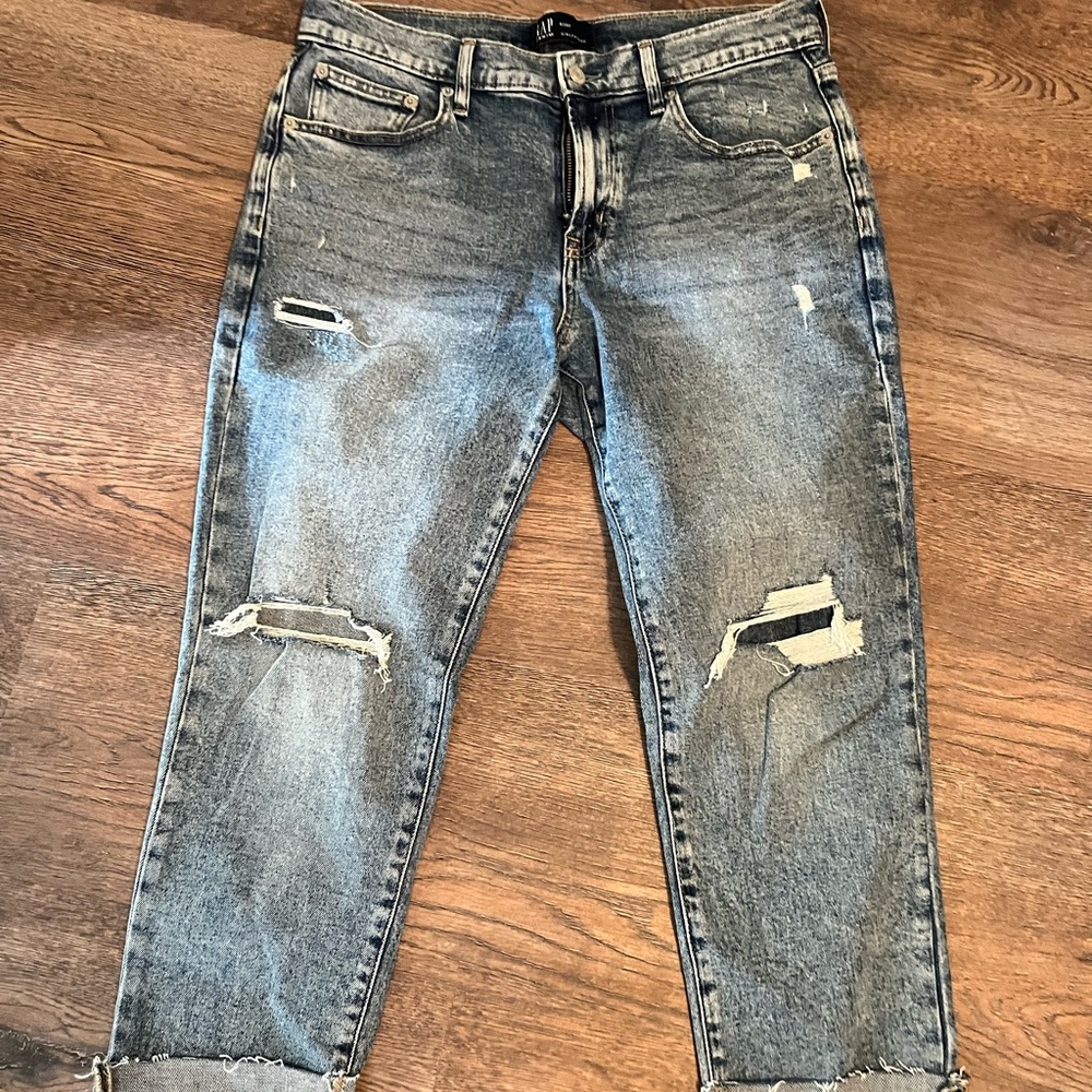 Gap girlfriend crop jeans